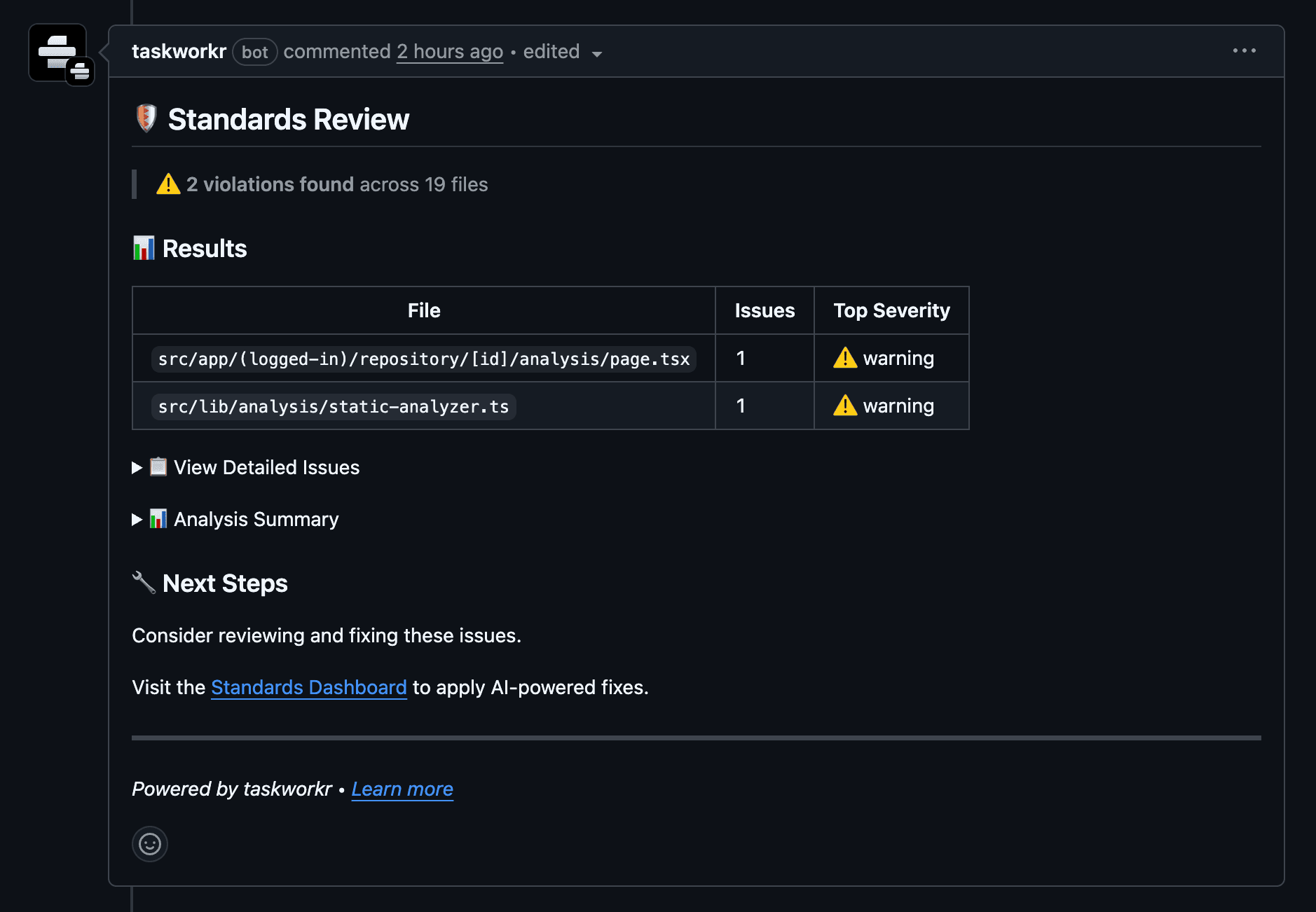 Pull request review